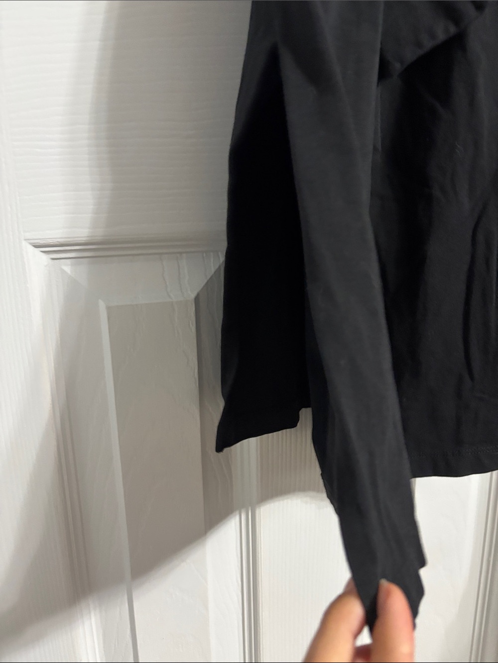Modern Citizen Fei Tie-Front Organic Cotton Midi Dress in Black Size Medium - Picture 10 of 12